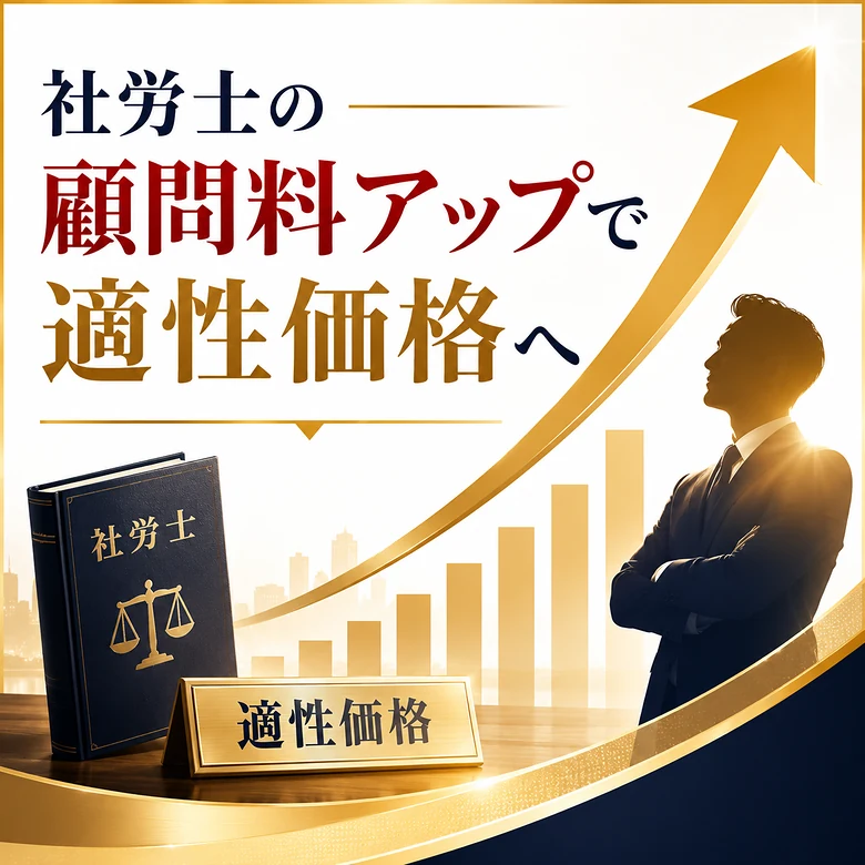 社労士の顧問料アップで適性価格へ