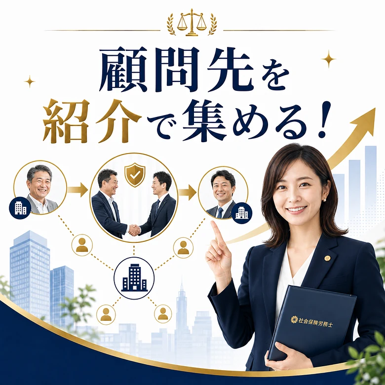 顧問先を紹介で集める！